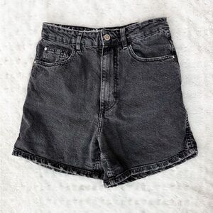 Zara Charcoal Jean Shorts